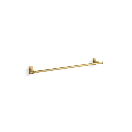Kohler 24 in. Towel Bar in Vibrant Brushed Moderne Brass 35926-2MB